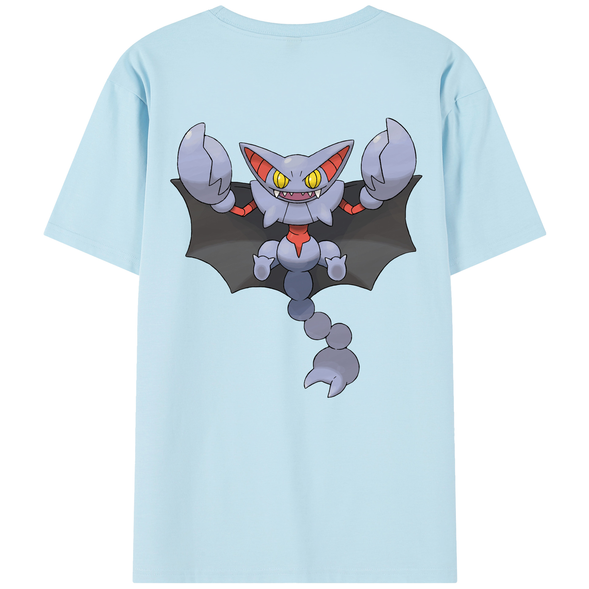 （画像用） ポケットモンスター Pokémon 綿100％半袖Tシャツ（背面プリント）
